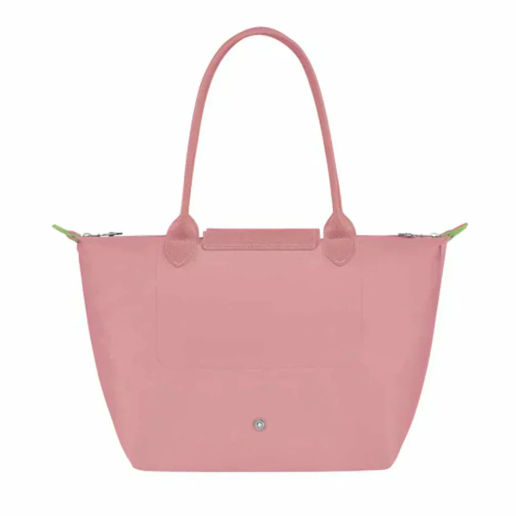Bolso Grande Nylon Plegable, Rosa Pétalo