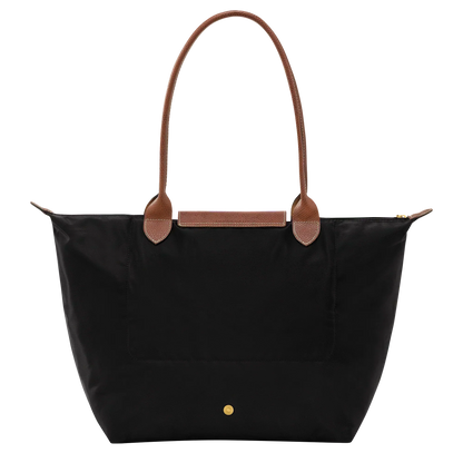 Bolso Grande Nylon Plegable, Negro