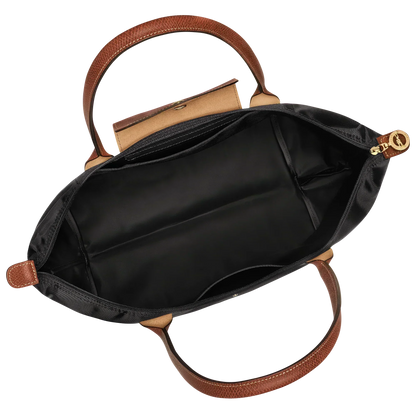 Bolso Grande Nylon Plegable, Negro