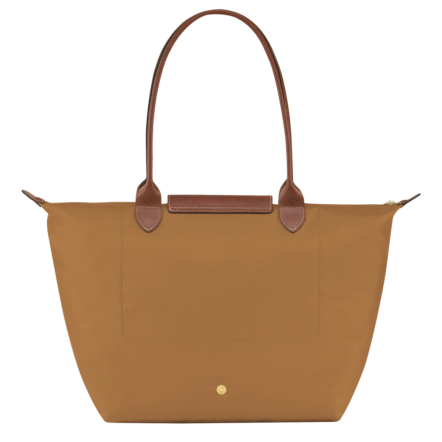 Large Foldable Nylon Bag, Fawn