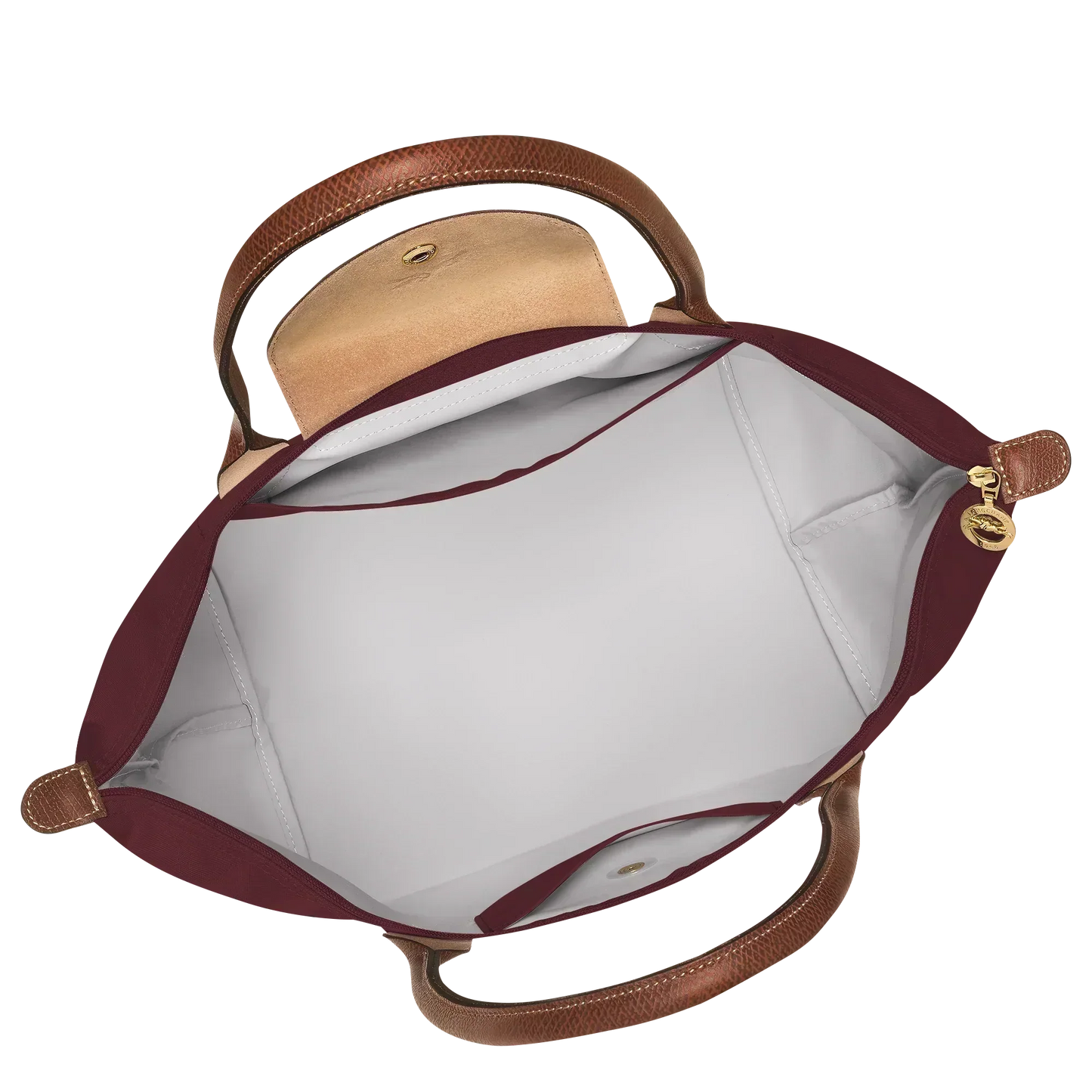 Bolso Grande Nylon Plegable, Burdeos