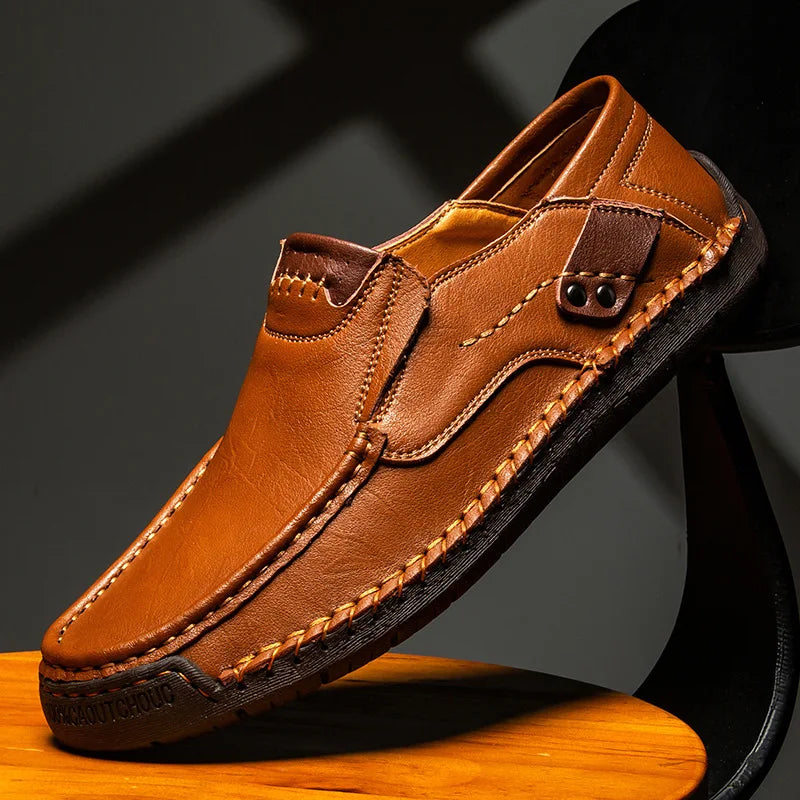 BRIXTON I Mocasines de piel