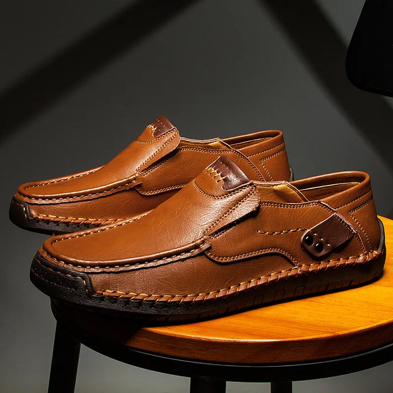 BRIXTON I Mocasines de piel