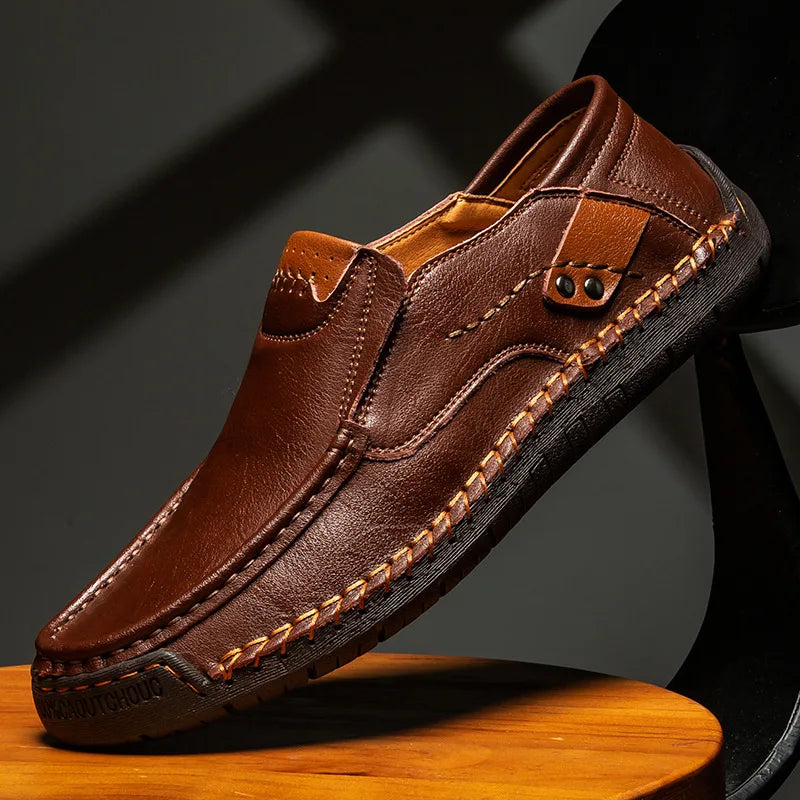 BRIXTON I Mocasines de piel