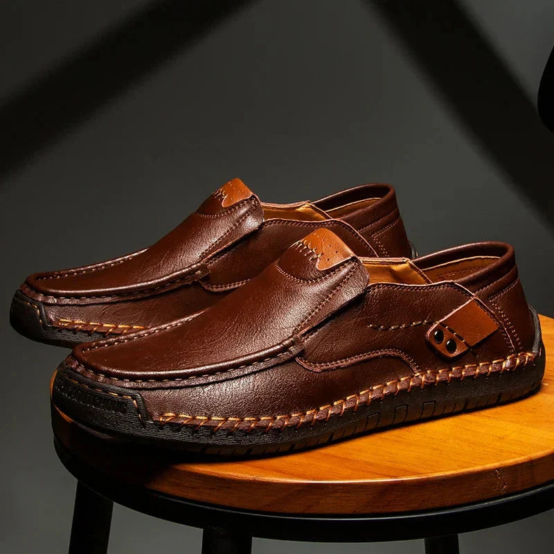BRIXTON I Mocasines de piel