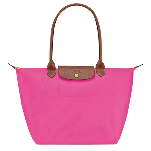 Bolso Grande Nylon Plegable, Rosa